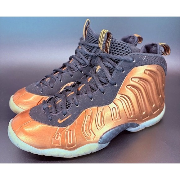 Nike Air Foamposite 1 Metallic Copper Womens size 6.5 or 5Y Noir Black - Picture 1 of 8